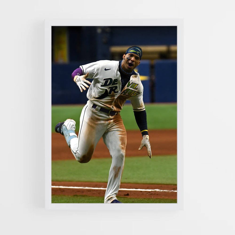 Poster Wander franco décorateurs – affiche Baseball (vue 3)